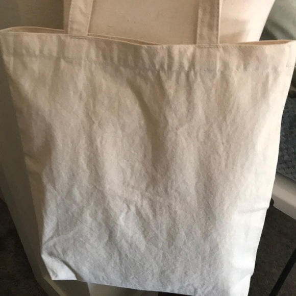 Poshmark Logo Baggu Bag Beige Tote Bag NEW Final Sale - Picture 6 of 9